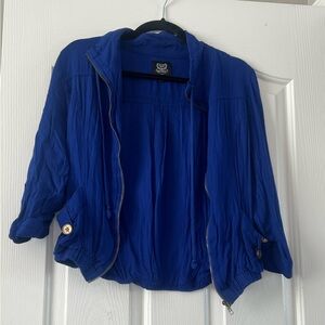 Mine Royal Blue Lightweight Jacket Sweater